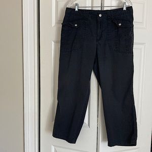 Ralph Lauren Size 14 Black Capris mid length